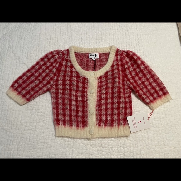 Rouje Ronny Red Cardigan sz 34 NWT - Picture 3 of 7